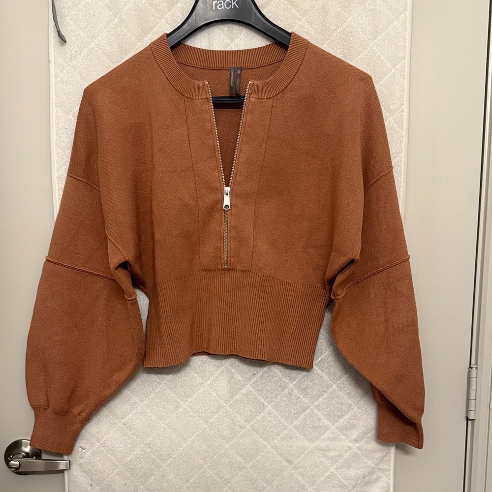 Anthropologie balloon sleeve sweater